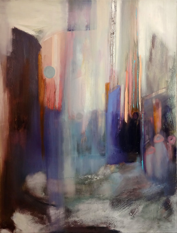 Abstract Painting Class with Anne Leveque North Valley Art League